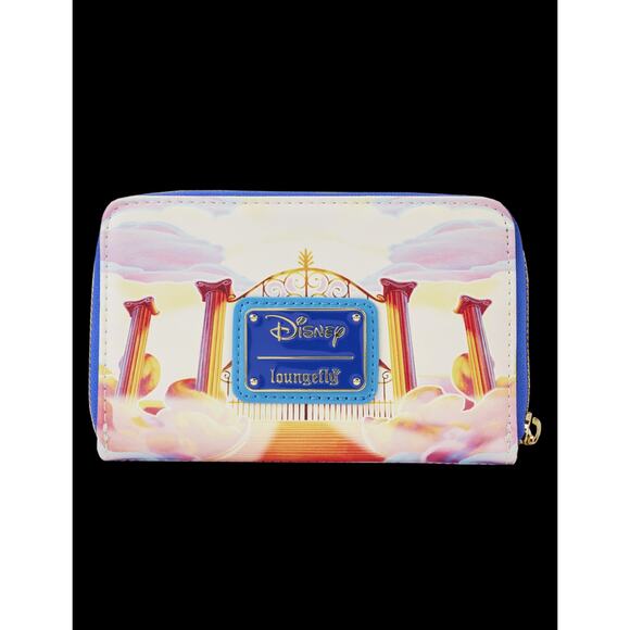 NWT Loungefly Disney Hercules Mount Olympus Golden Gates Zip Around Wallet - Picture 2 of 3